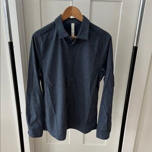 lululemon athletica Dark Blue Casual Shirt